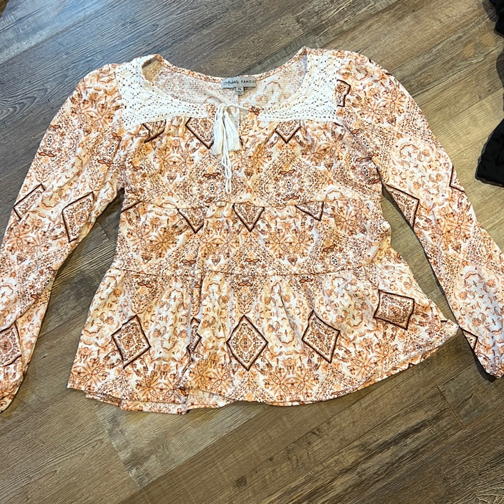 Womens long sleeve shirt